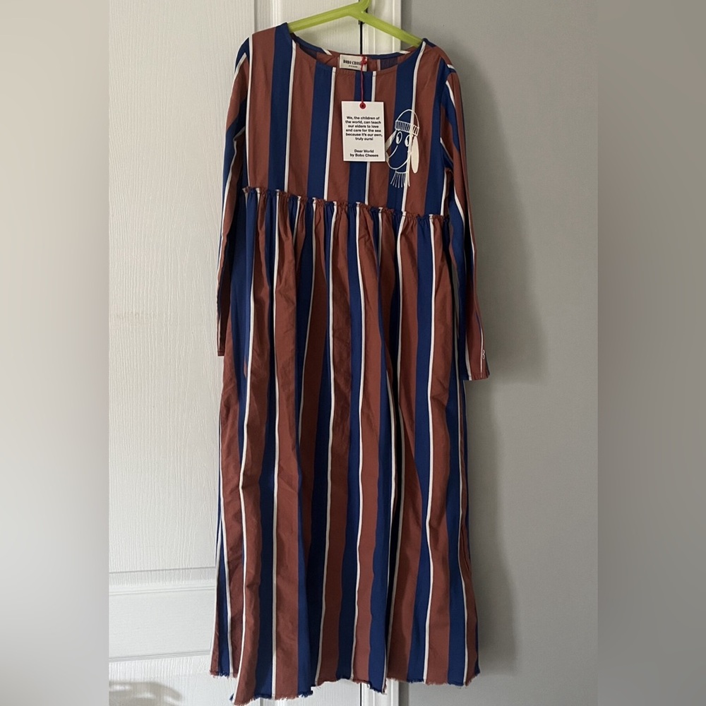 Bobo Choses Loup Maxi Dress 8/9 NWT!